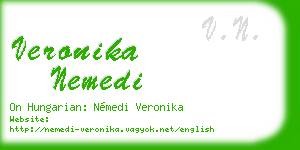 veronika nemedi business card